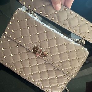 COPY - Medium Nappa rock stud spike bag